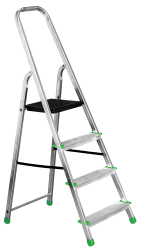 Hlin�kov� schod�ky jednostrann�, PROFI, 4 stupne