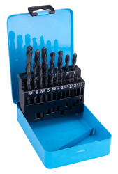 Vrt�ky do kovu HSS, 1�10 mm, 19 ks
