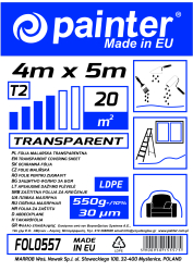 Ochrann� f�lia, 4�5 m, 30 �m, transparentn�
