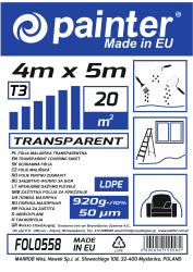 Ochrann� f�lia, 4�5 m, 50 �m, transparentn�