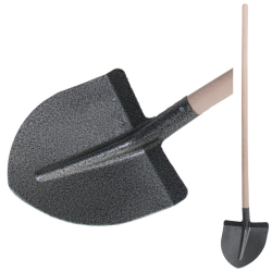 Oce�ov� lopata �picat� s n�sadou, kladivkov� lak, buk, 130 cm