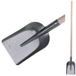 Oce�ov� lopata �zka s n�sadou, kladivkov� lak, buk, 130 cm
