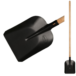 Oce�ov� lopata rovn� s n�sadou, �ierna, buk, 130 cm