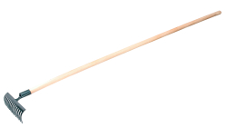 Kovov� hrable na seno s n�sadou, 29 cm, 12 zubov