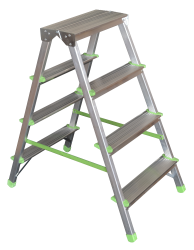 Hlin�kov� schod�ky obojstrann�, PROFI, 4 stupne