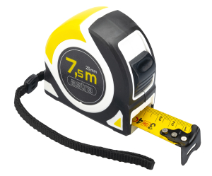 Zvinovac� meter, 7,5 m � 25 mm