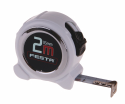 Zvinovac� meter biely, 2 m � 16 mm