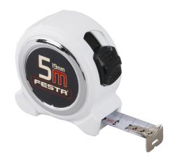 Zvinovac� meter biely, 5 m � 19 mm