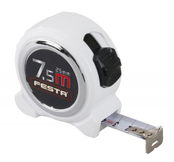 Zvinovac� meter biely, 7,5 m � 25 mm
