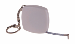 Zvinovac� meter s pr�veskom, 1 m � 6 mm, biely