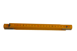 Skladac� meter, dreven�, 1 m, �lt�