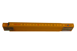 Skladac� meter, dreven�, 2 m, �lt�