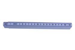 Skladac� meter, plastov�, 2 m, biely