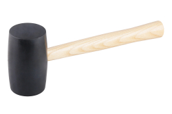 Gumen� kladivo �ierne, 34 cm, 65 mm, 700 g