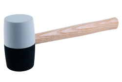 Gumen� kladivo �iernobiele, 34 cm, 65 mm