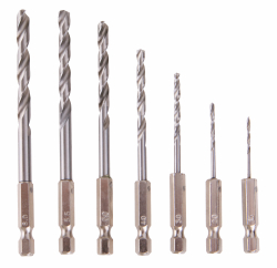 Vrt�ky do kovu HSS, 1,5�6 mm, 7 ks