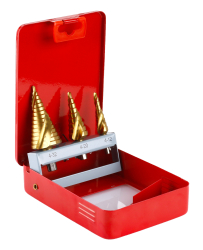 Stup�ovit� vrt�ky HSS TiN, 4�12, 4�20, 4�32 mm, 3 ks