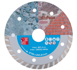Diamantov� kot��, turbo, 115�1,8�22,2 mm