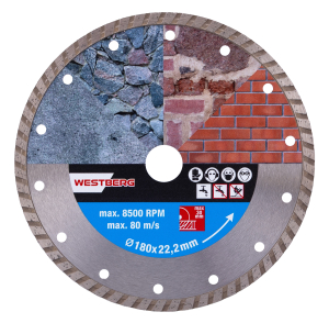 Diamantov� kot��, turbo, 180�2,3�22,2 mm