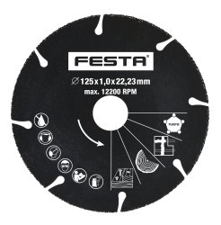 Karbidov� kot�� univerz�lny, 125�1�22,2 mm