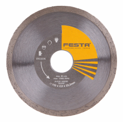 Diamantov� kot��, pln�, 110�2�22,2 mm