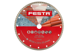 Diamantov� kot��, turbo, 230�2,6�22,2 mm