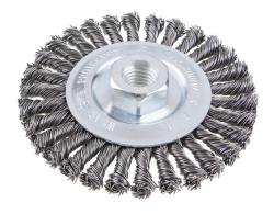 Rota�n� kefa radi�lna, vrko�ov�, oce�ov�, M14, 30 vrko�ov, 100 mm