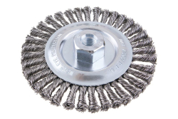 Rota�n� kefa radi�lna, vrko�ov�, oce�ov�, M14, 36 vrko�ov, 125 mm