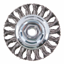 Rota�n� kefa radi�lna, vrko�ov�, oce�ov�, M14, 100 mm