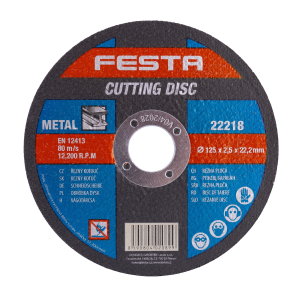 Rezn� kot��, 125�2,5�22,2 mm, rovn�