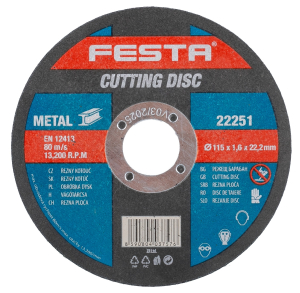 Rezn� kot��, 115�1,6�22,2 mm, rovn�