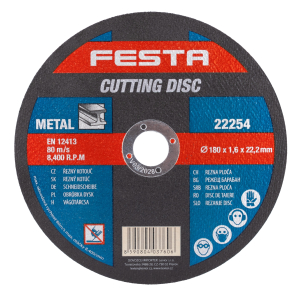 Rezn� kot��, 180�1,6�22,2 mm, rovn�