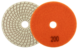 Diamantov� kot�� le�tiaci na zips, 100 mm, P200