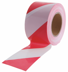 V�stra�n� f�lia, 80 mm � 100 m, �erveno-biela