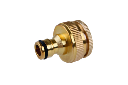 Hadicov� adapt�r s vn�torn�m z�vitom, mosadzn�, 3/4 + 1 "