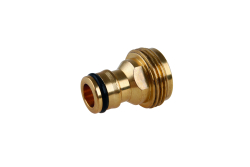Hadicov� adapt�r s vonkaj��m z�vitom, mosadzn�, 3/4 "