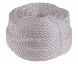 Lano silonov� 10mm 50m biele