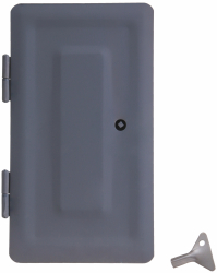 Kom�nov� dvierka, z�kladn� farba, 200�355 mm