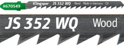 P�lov� pl�tok JS 352 WQ Extra CrV, 100 mm, 5 ks blister
