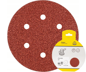 Br�sny v�sek na zips PS 18 EK, 150 mm, P40, dierovan� D6, GLS3, 5 ks blister