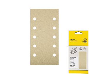 Br�sny p�sik na zips PS 33 CK, 115�230 mm, P60, dierovan� D10, GL15, 5 ks blister