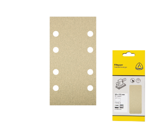 Br�sny p�sik na zips PS 33 CK, 93�178 mm, P60, dierovan� D8, GL17, 5 ks blister